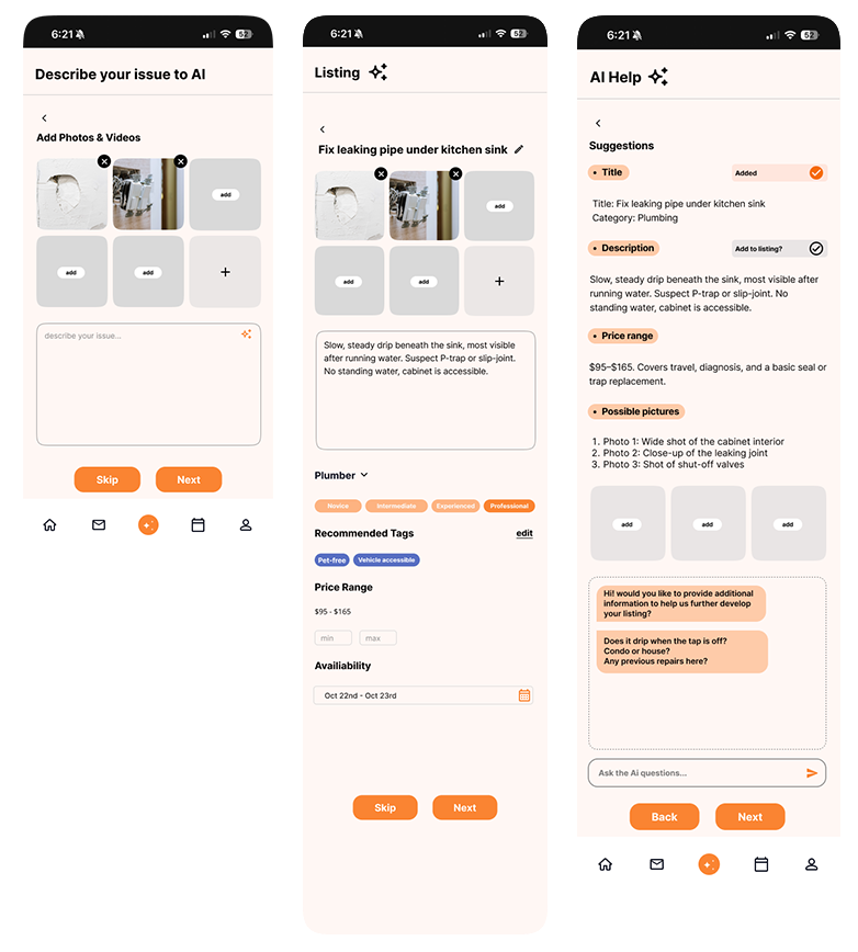 Joey AI-Leveraged Job Listing Creation Flow